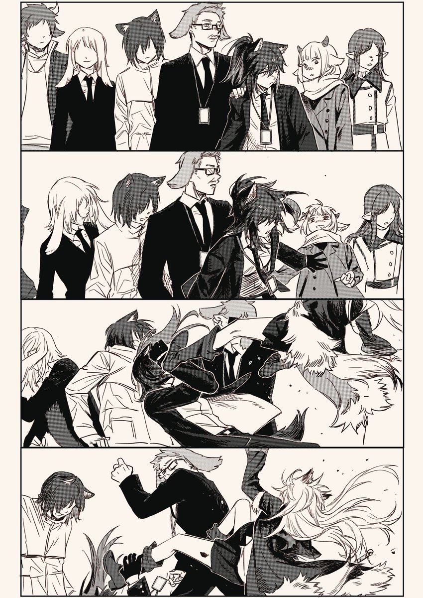 这次画的if线漫画试阅里面最爽的1p
因为是if线所以德克萨斯是纯社畜