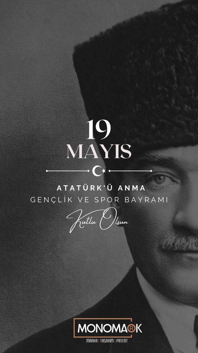 monomark_'s tweet photo. 19 Mayıs Atatürk'ü Anma 
Gençlik ve Spor Bayramımız  Kutlu Olsun!

#19mayis1919 #19Mayıs #monomark https://t.co/rA7x4wJWlh