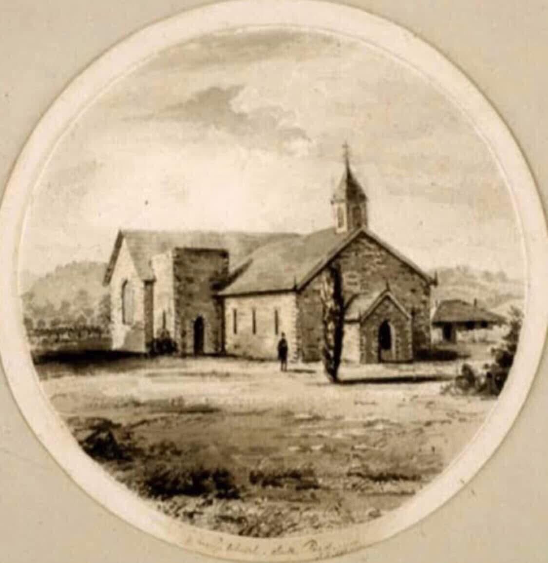 DrDonPate's tweet photo. To welcome National Archaeology Week (18-24 May)- Community Outreach Open Day last Saturday at 3rd oldest Anglican parish in South Australia- St Mary’s. Dr Tim Anson and I contributed to public tours of the church and cemetery, where we have been working since 1999. @Flinders https://t.co/RLkR7qF3v4
