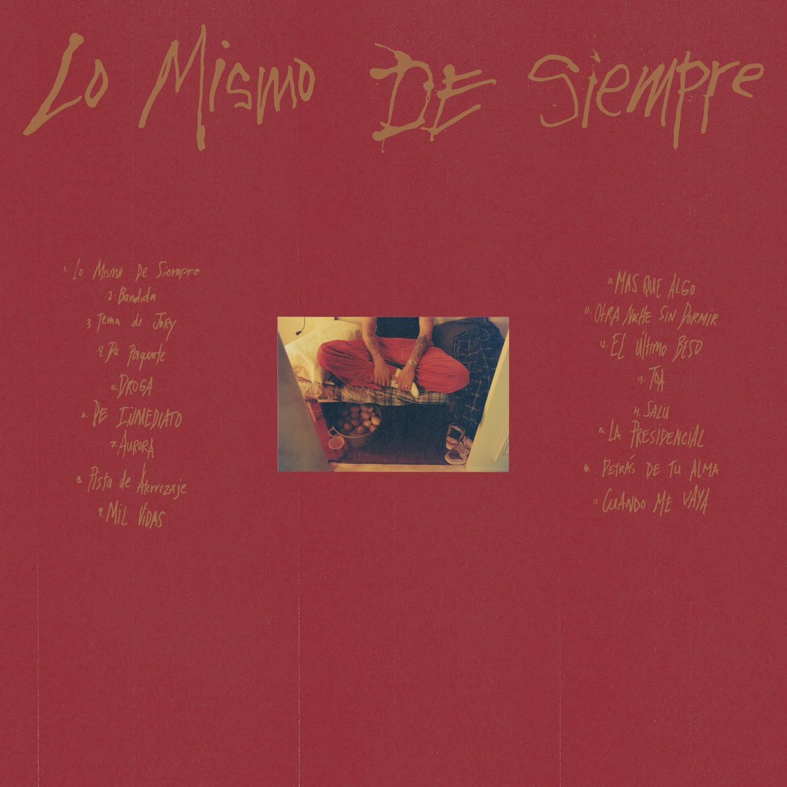 opiniones del tracklist del disco de mora ???