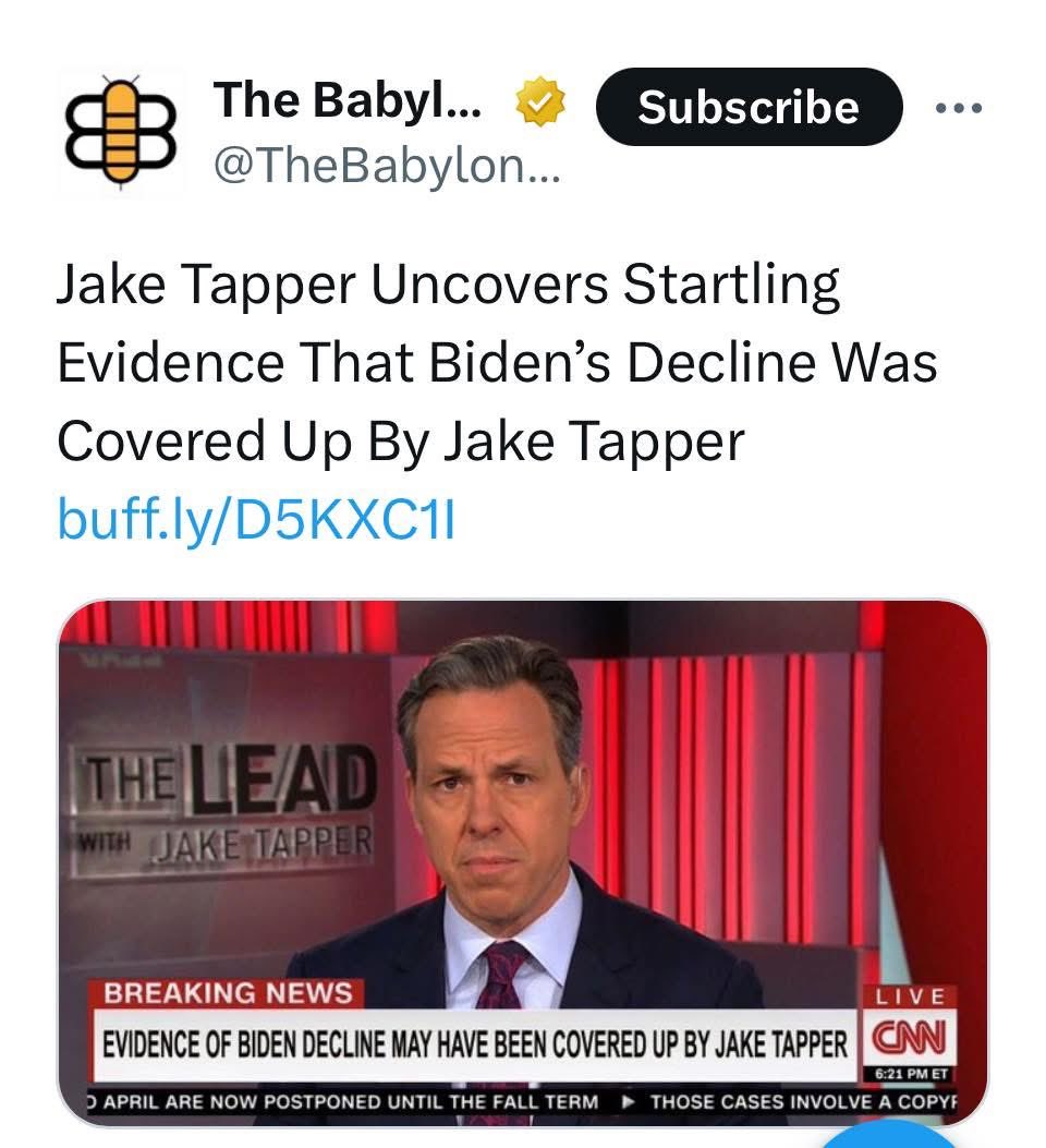 Truth in parody.