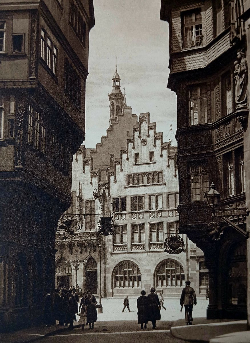 Der Römer in Frankfurt am Main, 20er Jahre.