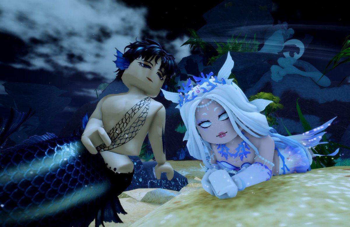 MermaidIsleFans's tweet photo. Mermaid Isle men deserve more accessories🧜🏻‍♂️
give them pearl crowns, coral cuffs, and sea-glass rings! Let the mermen sparkle too🐚✨ #MermaidIsle #Roblox https://t.co/tOKIGMAIoe