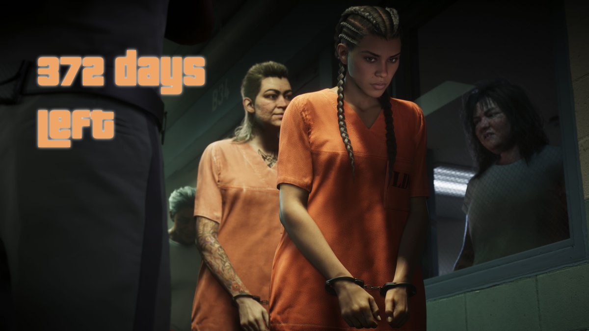 GTA_VI_Daily's tweet photo. how does it feel not being able to play GTA VI

372 days left and counting 🕰️ https://t.co/NtreysnLWD