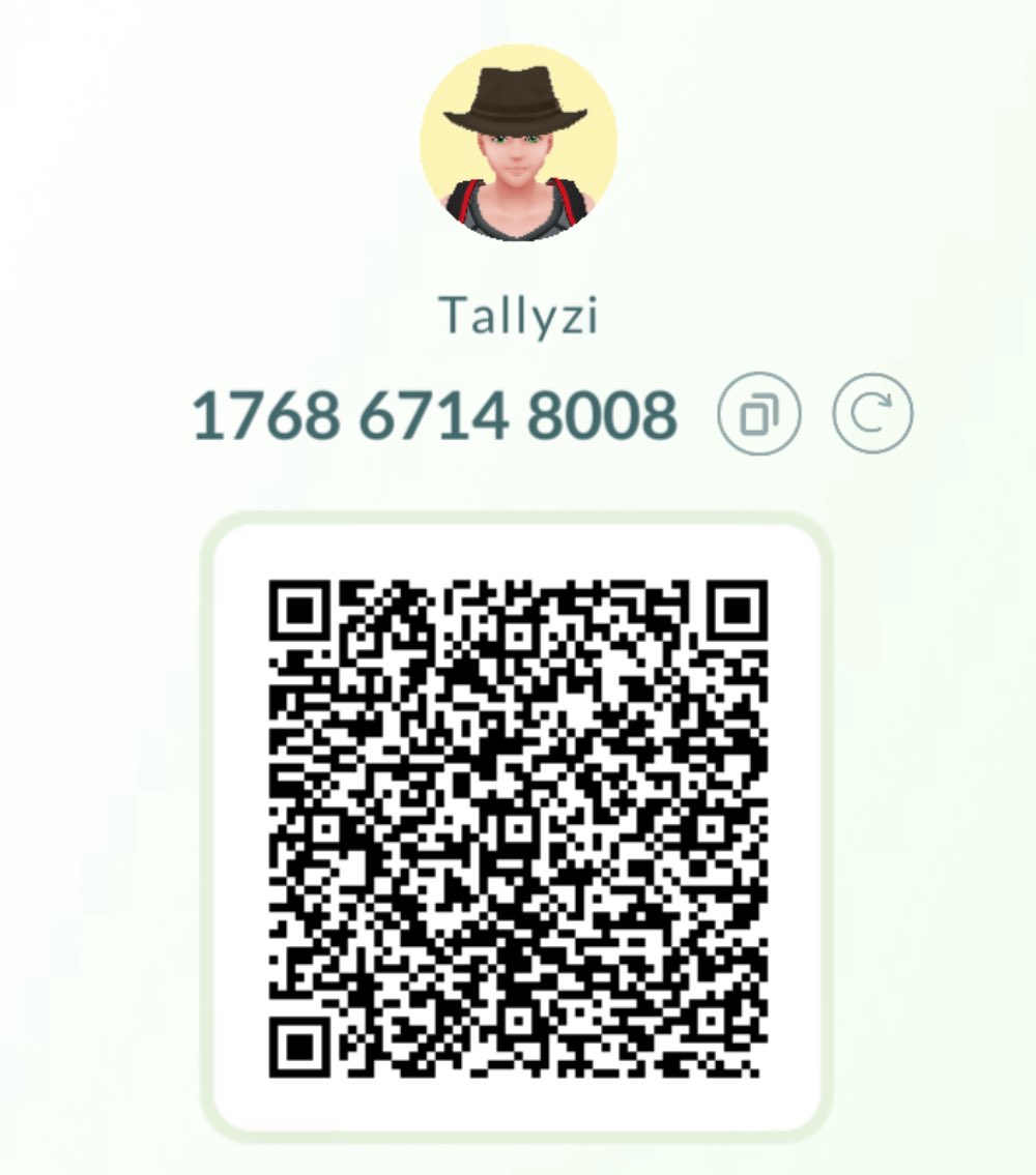 Anyone still playing this?😄 Need some friends (1768 6714 8008).

#PokemonGO #PGO #Pokemon