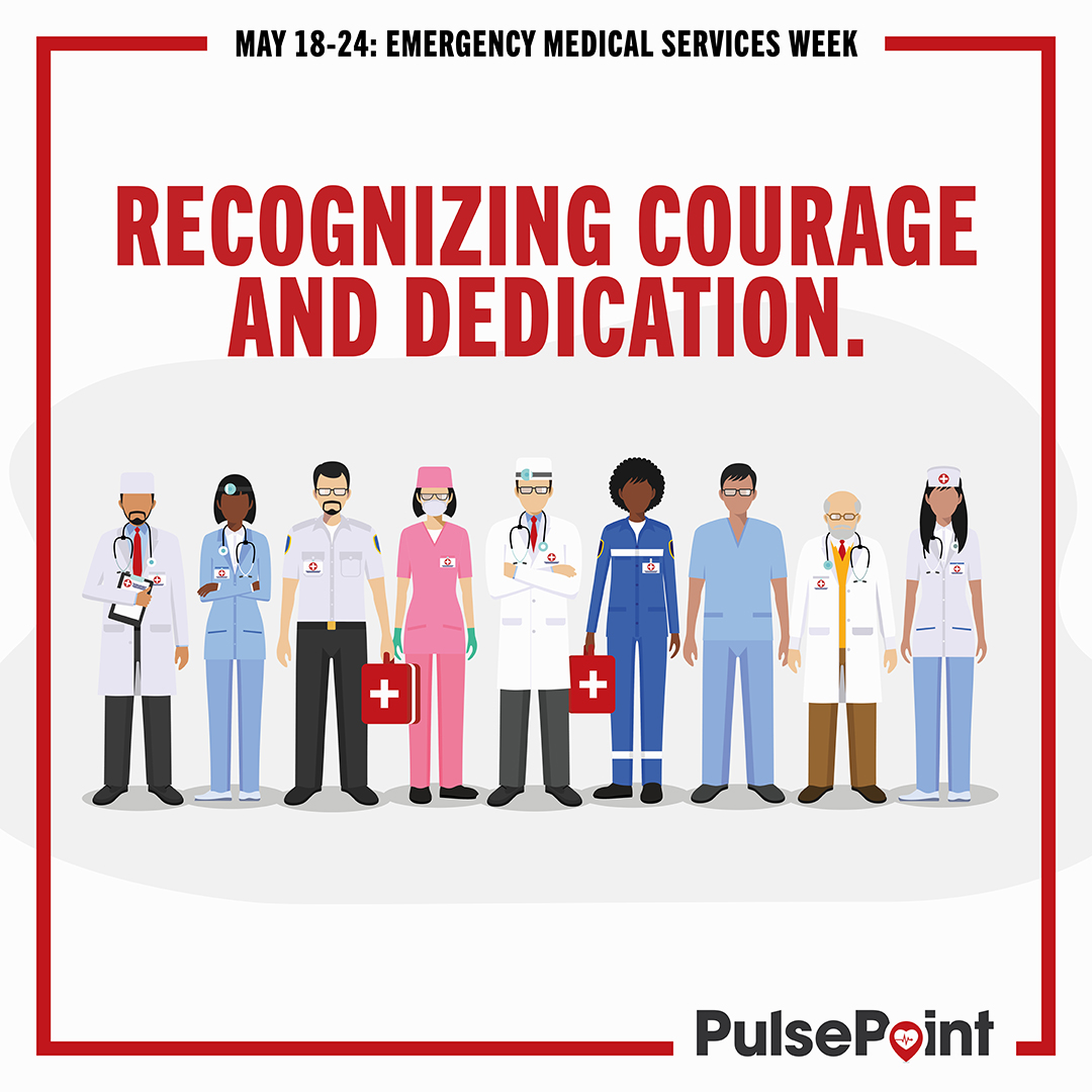pulsepoint's tweet image. Thank you EMS workers, a.k.a. life savers. ❤️‍🩹