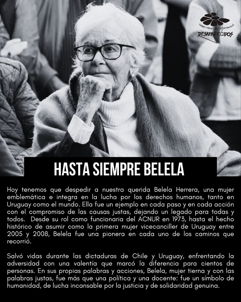 Hasta siempre compañera !!!