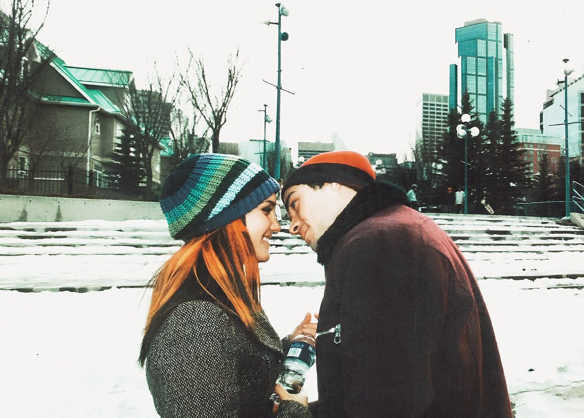 Amo essa foto dos meus pais em viagem ao Canadá em 2006 😍😍😍