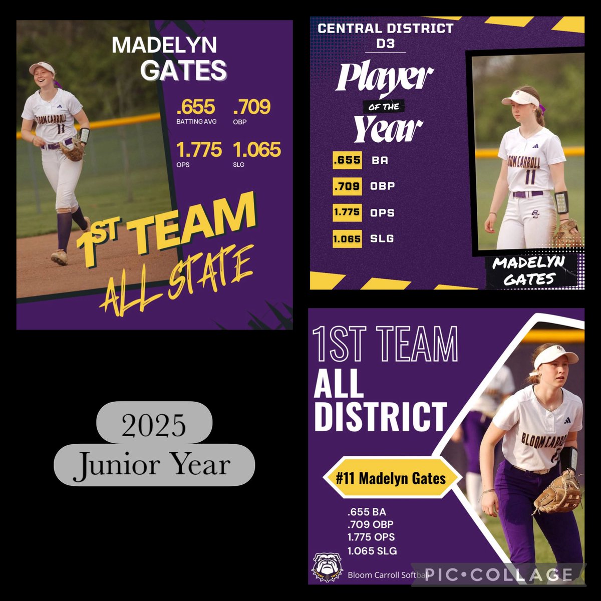 I’m so grateful for this recognition: 

1st Team All State 🥎 
1st Team All District 🥎 
1st Team All League 🥎 
District Player Of The Year 🥎 

What a great way to cap off an amazing season! 💕

<a href="/BCBulldogSB/">BC Bulldog Softball</a> <a href="/ohiostingrays08/">Ohio Stingrays 08</a> <a href="/D1Softball/">D1Softball</a> <a href="/ExtraInningSB/">EXTRA INNING SOFTBALL</a>