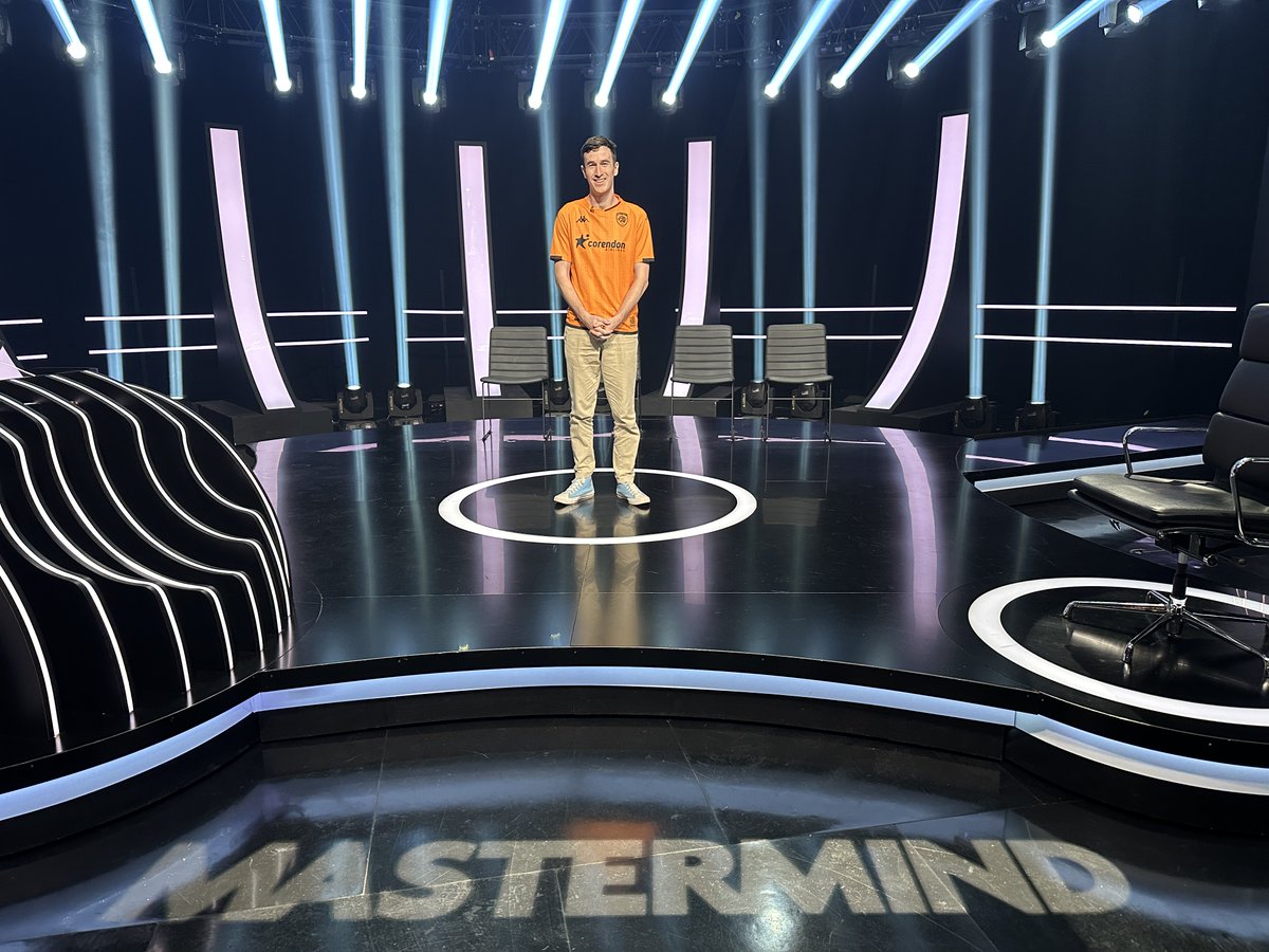 A short while ago I got the chance to appear on Mastermind Australia with the topic "Hull City in the Premier League". 6pm today on SBS. Not sure how access works from the other side of the world, but the episode should be available from 9am Monday morning in the UK! #hcafc