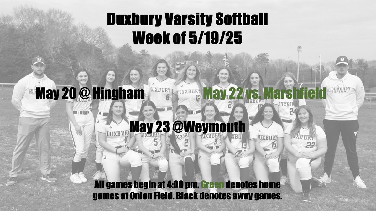 Last week of the regular season! Come cheer on your favorite girls! 🐲🥎
