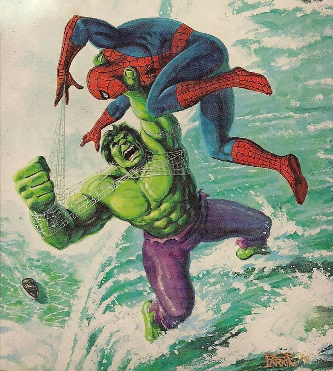 SpidermanNotes's tweet image. Spider-Man &amp;amp; Hulk by @Bob_Layton