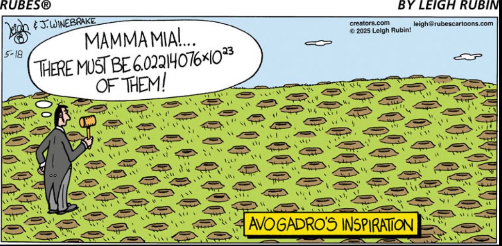 Now that’s just plain whacky!

#Whackamole #Chemistry #Molecules 
#Science #avogardo