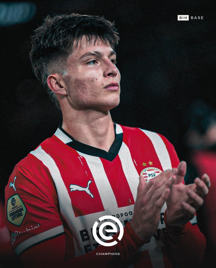 🇳🇱 Esmir Bajraktarević and PSV were crowned Eredivisie champions today! 🇧🇦💫