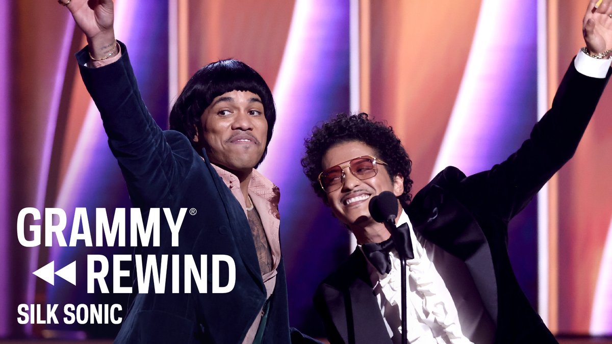 Recording Academy / GRAMMYs (@recordingacad) on Twitter photo #GRAMMYRewind ⏪ Watch <a href="/BrunoMars/">Bruno Mars</a> and Anderson .Paak — known together as @SilkSonic — celebrate a "clean sweep" with Record Of The Year win for "Leave The Door Open" at the 2022 #GRAMMYs: youtu.be/MmRo7PUtF6Q #AAPIHeritageMonth #GRAMMYRewind ⏪ Watch <a href="/BrunoMars/">Bruno Mars</a> and Anderson .Paak — known together as @SilkSonic — celebrate a "clean sweep" with Record Of The Year win for "Leave The Door Open" at the 2022 #GRAMMYs: youtu.be/MmRo7PUtF6Q #AAPIHeritageMonth
