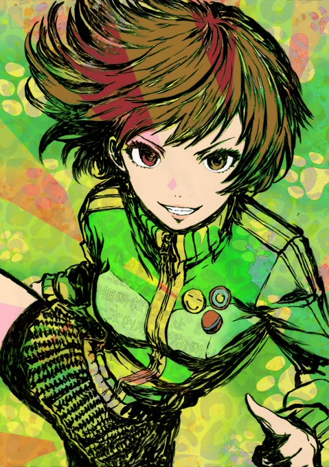 P5を描くのはまだ早いと思っていたけど、気づいたらP4のプレイアブルヒロインは全員描いてたからヨシ!(。•ᴗ•∩) I thought it was still too early to draw P5, but when I realized it, all the playable heroines of P4 were drawn
