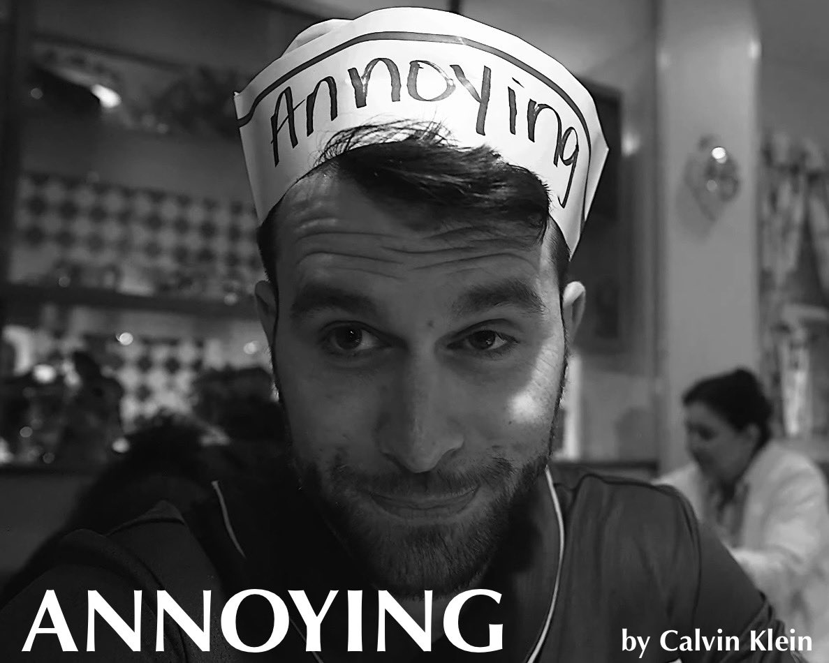 SarinGasFelon's tweet image. ANNOYING ft @KylePallo by @CalvinKlein #grifter #annoying #CalvinKlein