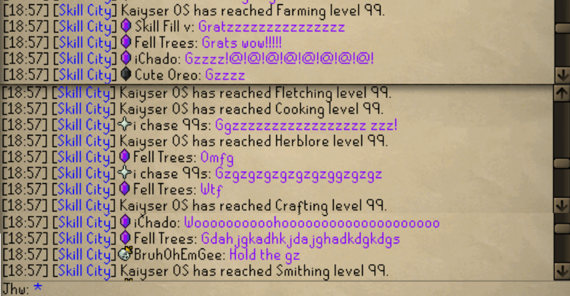 SkillCityOSRS's tweet photo. We want to wish a huge congratulations to our fellow clan member Kaiyser OS for dropping 6 99's in 30 seconds. These drops are satisfying to see in the chat. Come check us out and be part of these epic milestones people reach in the Skiller community! #OSRS #OSRSclans #2007scape https://t.co/gMW6b01arI