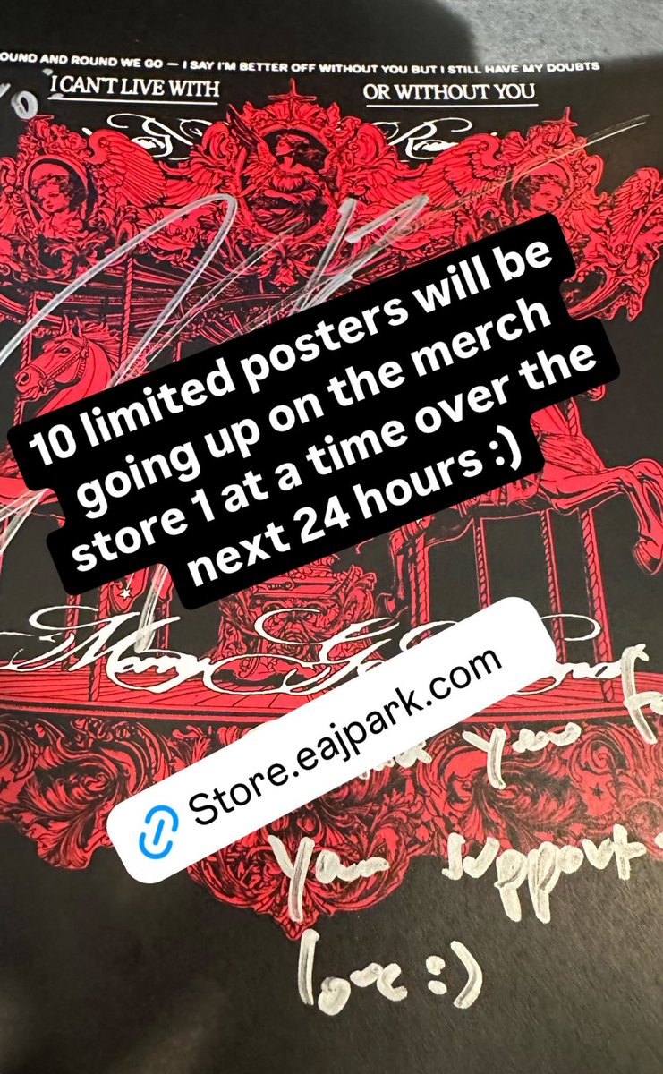 eaJ_TEAM's tweet photo. TODAY'S CHALLENGE: Put the https://t.co/61I7jUQtlN on the display of your PC, phone, tab, smartwatch // set the alarm every 10 minutes for the next 24 hours // or just pray that luck is still at your side 🫥

#eaJmerch #eaJLIMITEDmerch https://t.co/JLlM0lErsQ
