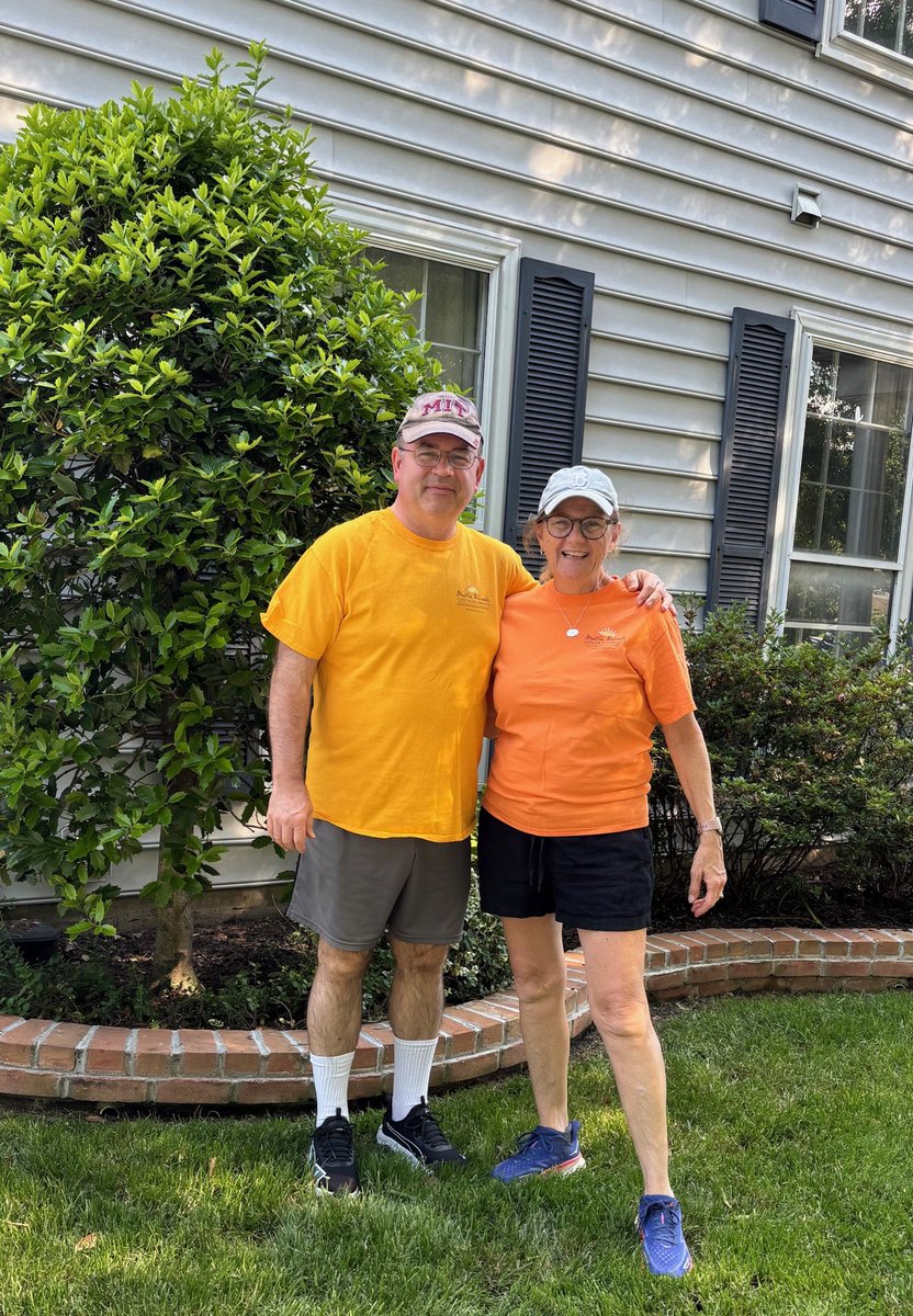 Love your ORANGE spirit! So many Walks together over these 16 years! Mattie Miracle thanks our board member, Ann Henshaw, for her amazing advocacy for the Foundation and raising funds for childhood cancer. #mmcfwalk