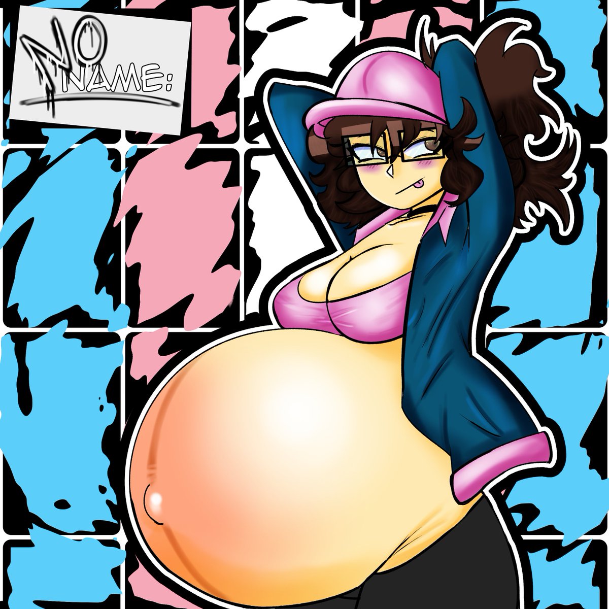 Drew <a href="/UndeadPreggo/">UndeadPreggo |🌽mission OPEN|</a>  herself this time around!

She's such a great and goated friend, GO FOLLOW HER IF YOU HAVEN'T YET!!! SHE MAKES ME WANNA DRAW TUMS!!
#pregnant #pregnancy
