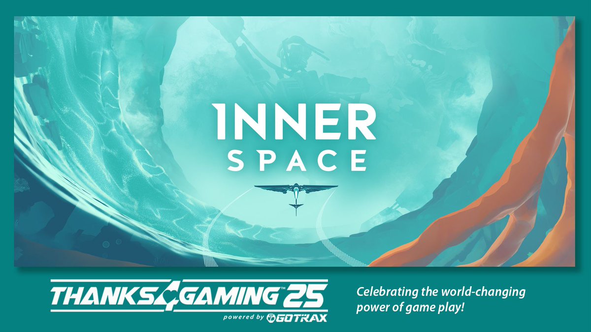 thanks4gaming's tweet image. InnerSpace – Soar through virgin skies and dive into lost oceans as you hunt the ancient gods of the Inverse. For a donation of $10 you’ll receive a game code to soar and dive through lost oceans! Donate now: thanks4gaming.com #Thanks4Gaming #InnerSpaceGame