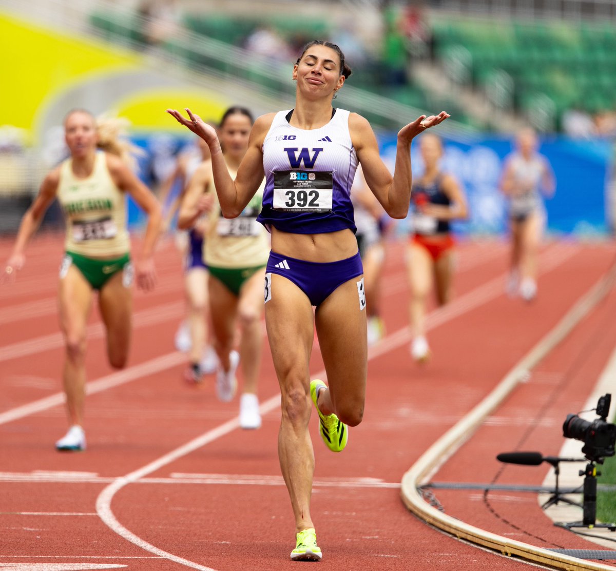 Washington Athletics (@uwathletics) on Twitter photo 1500m. Big Ten Outdoor Champion. Sophie O’Sullivan.
#GoHuskies x <a href="/UWTrack/">Washington Track & Field and Cross Country</a> 1500m. Big Ten Outdoor Champion. Sophie O’Sullivan.
#GoHuskies x <a href="/UWTrack/">Washington Track & Field and Cross Country</a>