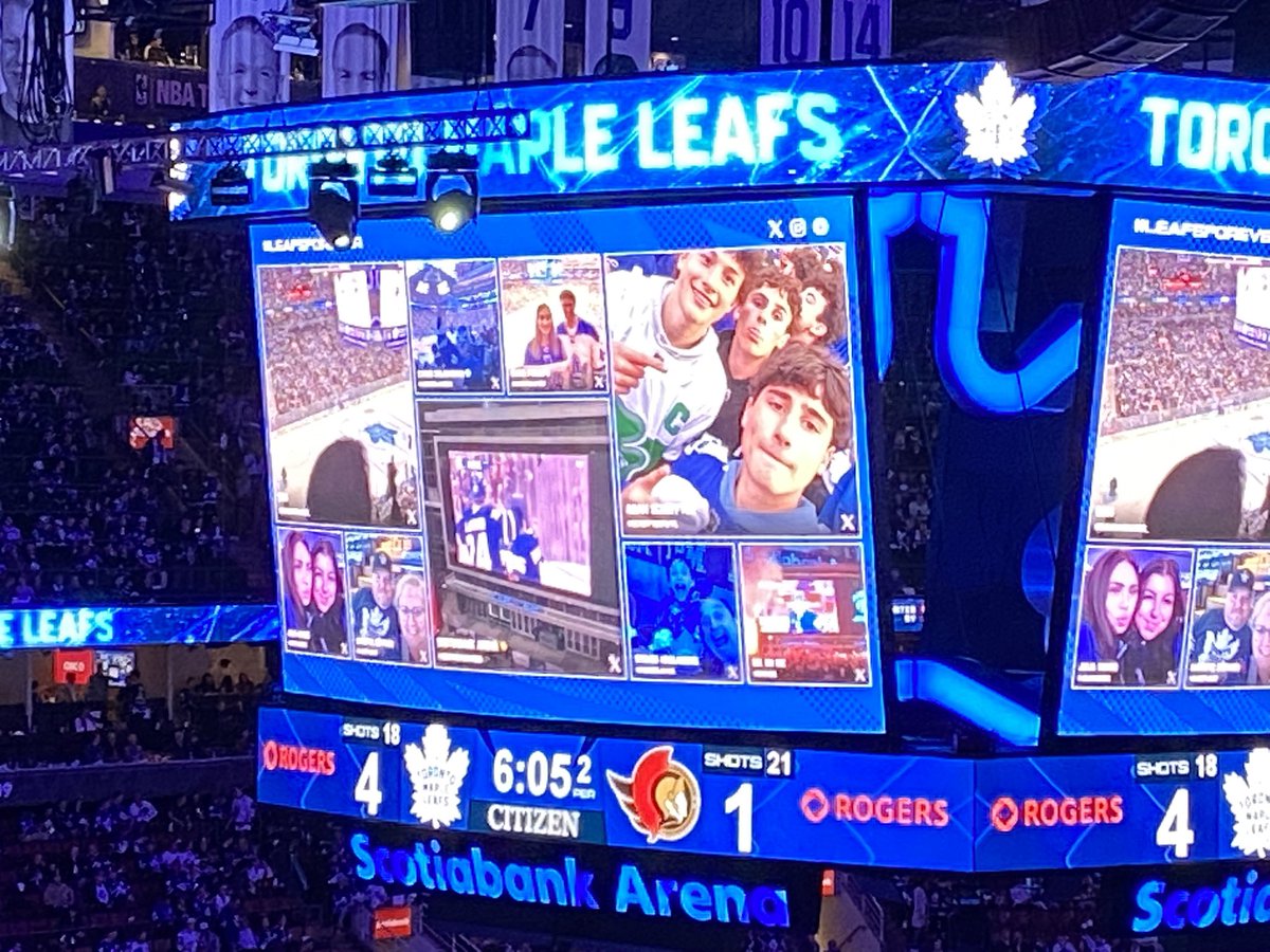 ChrisPhillips68's tweet photo. Sending great thoughts from Game 1 to Game 7!! #GoLeafsGo #LeafsForever https://t.co/dW7BPfS2HI