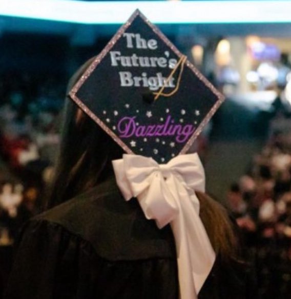 itsemilyana9's tweet photo. I graduated today and of course my cap had to be Taylor related!! @taylornation13 https://t.co/IzwT9ROe6i