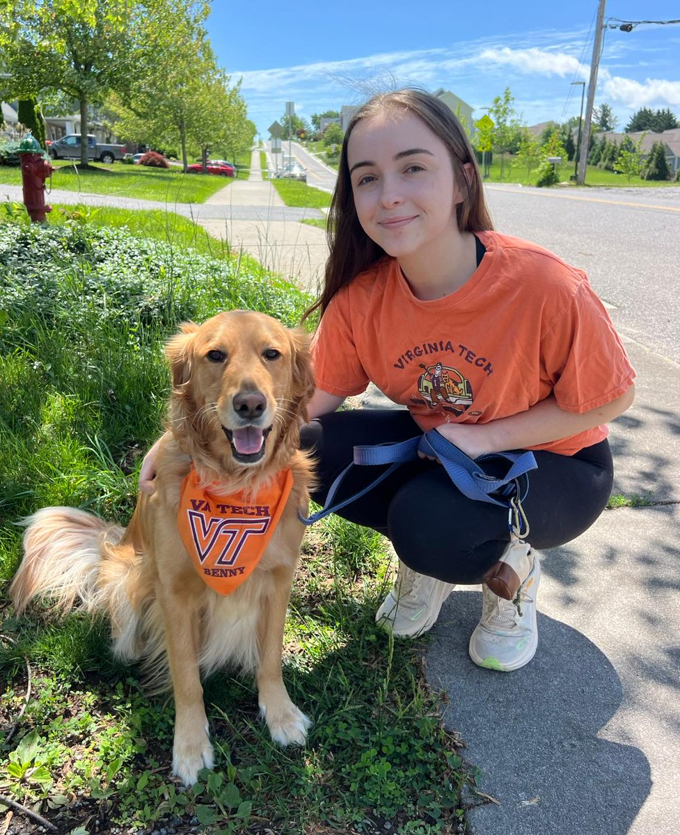Thank you Sydney for walking for the Mattie Miracles in Blacksburg, VA! We love seeing your ORANGE spirit. #mmcfwalk