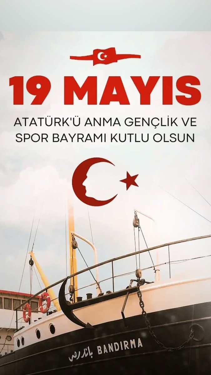 #19Mayıs Atatürk'ü Anma, Gençlik ve Spor Bayramı'mız Kutlu Olsun 🐺🇹🇷

#19Mayıs1919 #19MayısGururla #19MayısGençlikveSporBayramı #19MayısAtatürküAnmaGençlikveSporBayramı #BozkurtTuranToken