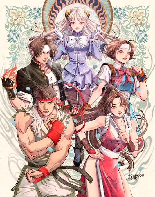 Official art | Capcom Fighting Collection 2 Artist: Hina Nana