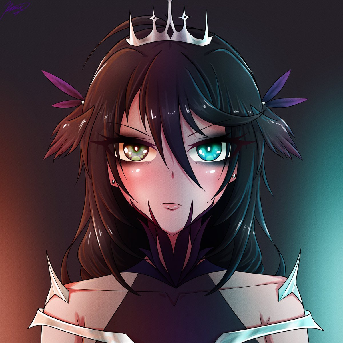 sublime_prime's tweet photo. "I am a leader that could bring about calamity without having to lift a single blade. Know your place..."
-Merula, Queen of the Ravenbourne
.
.
.
.
Le Tags:
#oc #digitalart #metal #crown #wings #queen #red #blue #purple #dramaticlight #illustration #csp #xppen https://t.co/TPnt65R3LR