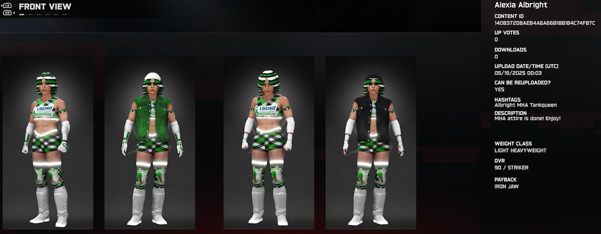 AlexiaAlbright's tweet image. IT'S FINALLY TIME! The Mental Health Awareness Attire is live on CC for all to enjoy! #Albright #MHA #Tankqueen
