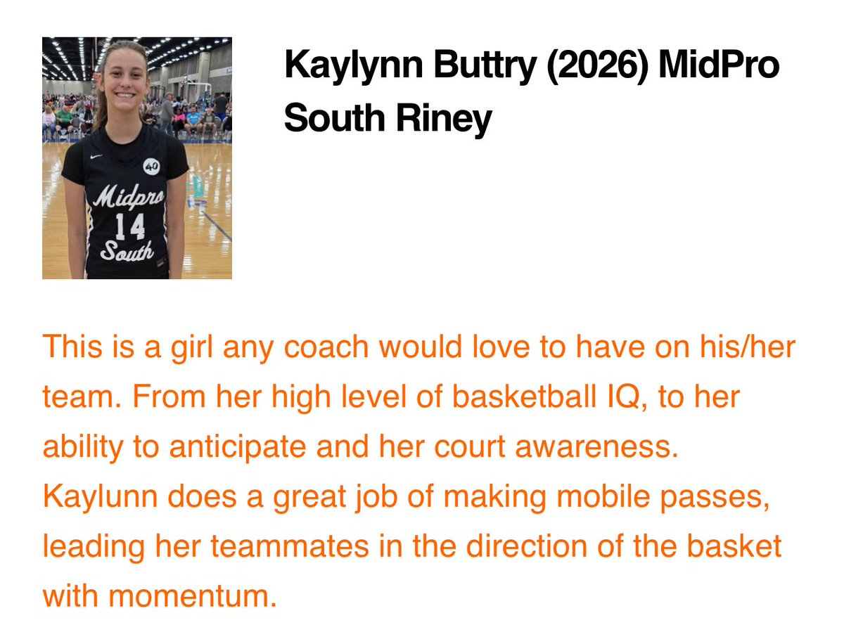 KayLynnButtry14's tweet photo. Thank you for the write up! @NE2KHoops @MidProSouthGirl https://t.co/JQzDHqyAcL
