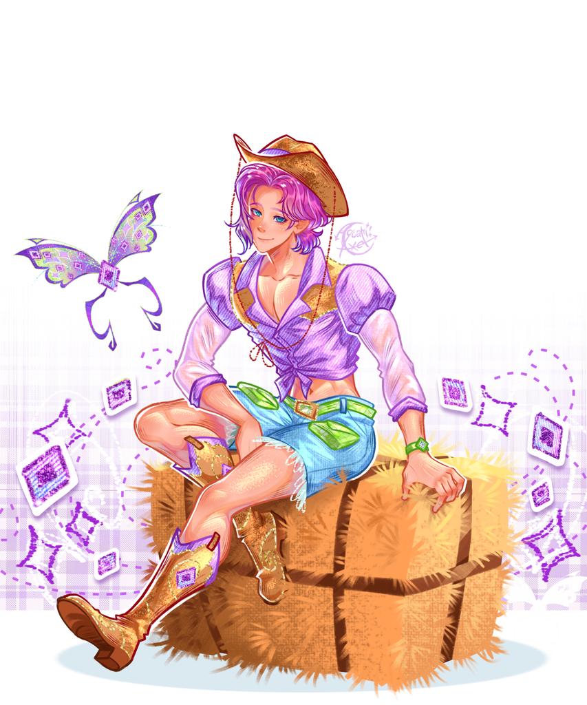 AquariiAxel's tweet photo. ✦𝗪𝗶𝗻𝘅 𝗖𝗹𝘂𝗯 ٭ ʙᴏʏs✦
⊹⊱Blaze y Tiber Cowboy 🌾⊰⊹
#WinxClub #Cowboys 
https://t.co/89deKAwksh https://t.co/b0hwtRzBm1