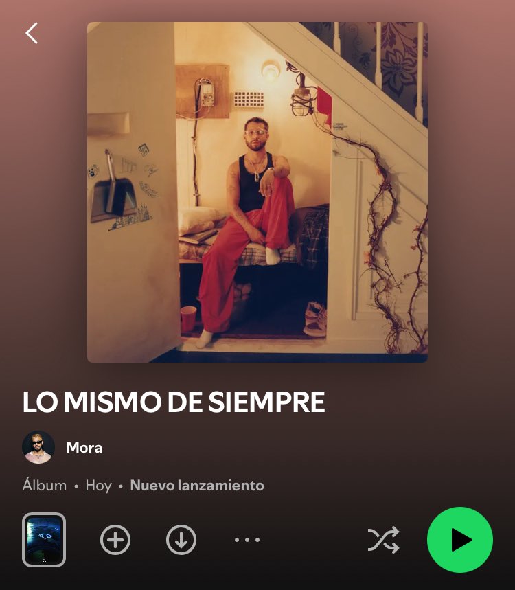 mvsicmvn's tweet photo. ‘LO MISMO DE SIEMPRE’ de Mora acaba de salir de la mismísima nada jajajajajajajaj https://t.co/UJVTdsoncG
