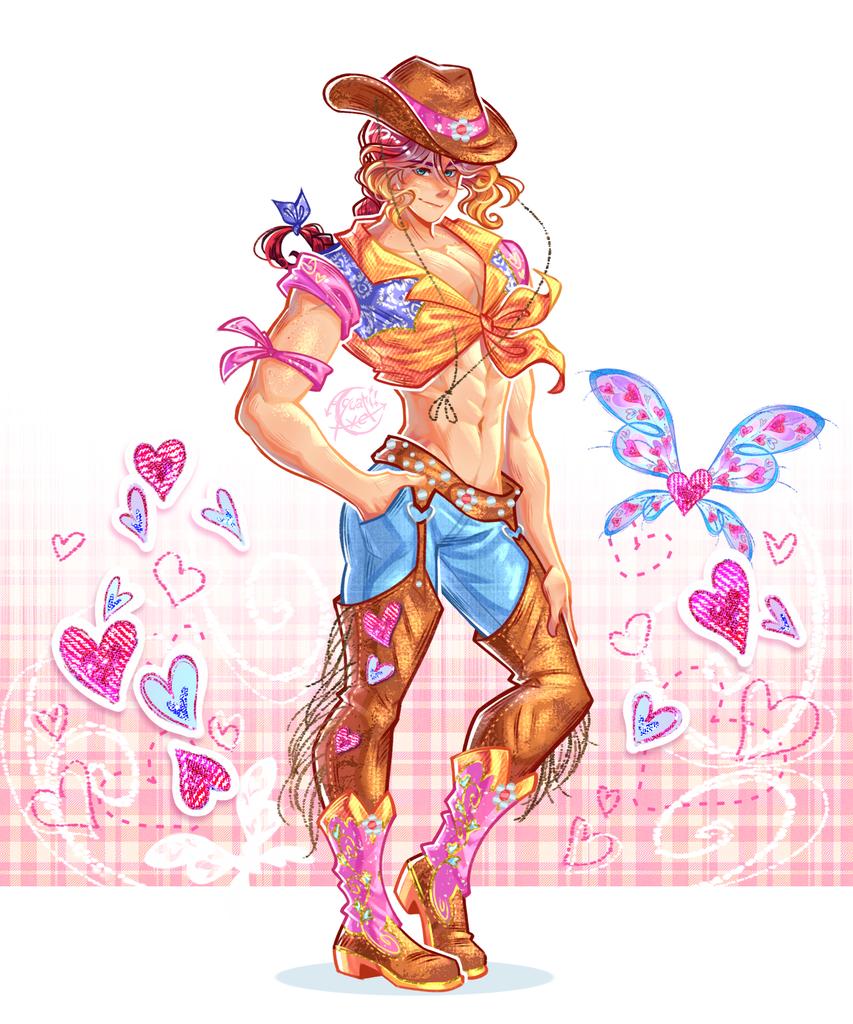 AquariiAxel's tweet photo. ✦𝗪𝗶𝗻𝘅 𝗖𝗹𝘂𝗯 ٭ ʙᴏʏs✦
⊹⊱Blaze y Tiber Cowboy 🌾⊰⊹
#WinxClub #Cowboys 
https://t.co/89deKAwksh https://t.co/b0hwtRzBm1