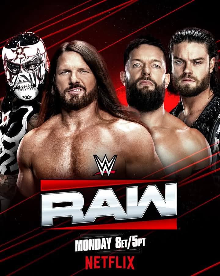 LetsJoin73's tweet image. Set For #WWERawOnNetflix: 5/19/2025

• @WWEUsos AKA Jey Uso Vs. @bronbreakkerwwe In A Non-Title Match 

• @PENTAELZEROM And @AJStylesOrg Vs. @FinnBalor And @jd_mcdonagh

• @WWESheamus Vs. @GraysonWWE 

• @LoganPaul To Appear 

• #MITB2025 Qualifying Matches 
+More