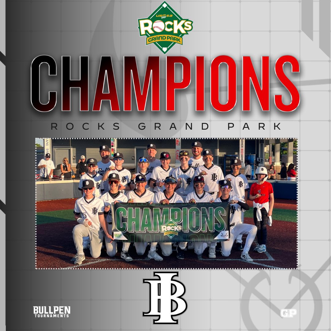 🥇 Congratulations to the 13u Open CHAMPIONS of the USSSA Rocks Grand Park, Indiana Bulls White!🥇

#WhereBaseballMatters