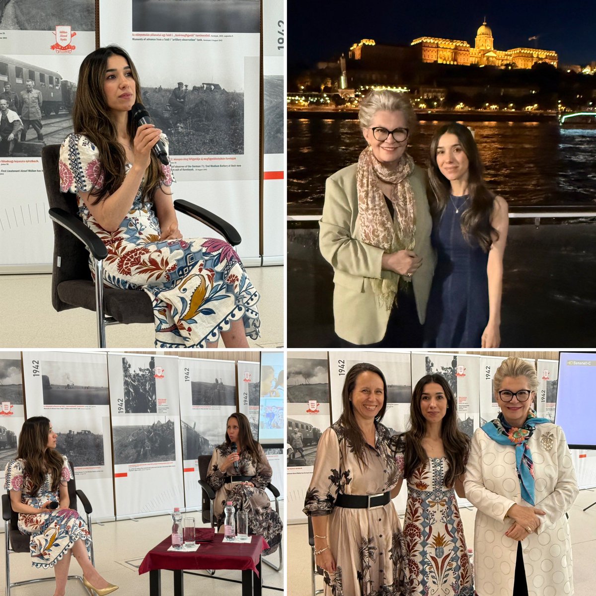 United Nations Association of Hungary (@unahungary) on Twitter photo In 2023, Nobel laureate Nadia Murad (<a href="/NadiaMuradBasee/">Nadia Murad</a> ) visited Hungary for the first time, invited by <a href="/KatalinBogyay/">Ambassador Bogyay</a> , President of <a href="/unahungary/">United Nations Association of Hungary</a>. Now back in Budapest, invited by Dr. Réka Varga (<a href="/uni_nke/">Ludovika - University of Public Service</a> ), she met students, inspiring all fighting for human rights and justice.👏 In 2023, Nobel laureate Nadia Murad (<a href="/NadiaMuradBasee/">Nadia Murad</a> ) visited Hungary for the first time, invited by <a href="/KatalinBogyay/">Ambassador Bogyay</a> , President of <a href="/unahungary/">United Nations Association of Hungary</a>. Now back in Budapest, invited by Dr. Réka Varga (<a href="/uni_nke/">Ludovika - University of Public Service</a> ), she met students, inspiring all fighting for human rights and justice.👏