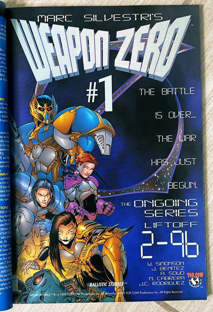 rholmes0520's tweet photo. We end the weekend with another Weapon Zero ad! This one for the start of the regular series! So great… @TopCow #WeaponZero #topcow #comics https://t.co/p8WndO3CUn