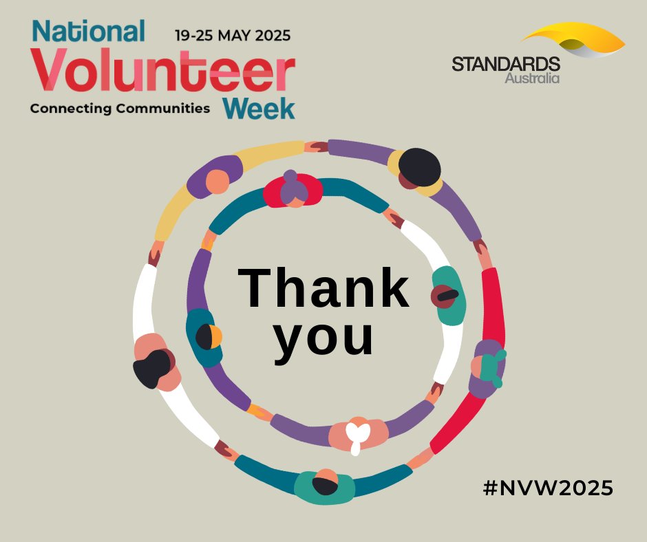 This #NationalVolunteerWeek, we celebrate 5,000+ volunteers who help shape standards that drive innovation, safety, and growth. 🧡 Thank you to our committee members and nominating organisations. We're deeply grateful for everything you do. #NVW2025
