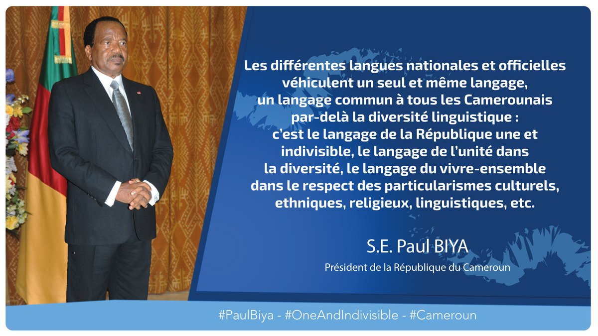 President Paul BIYA tweet media