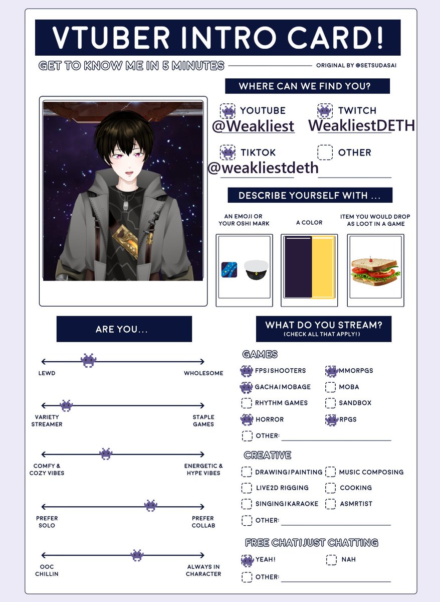 WeakliestDETH | Space Captain Vtuber 👾 tweet media