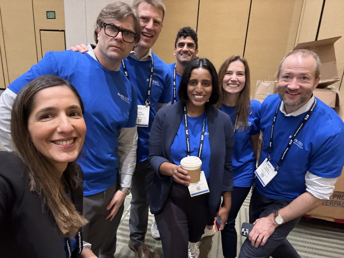 Rania Esteitie, MD FCCP ATSF (@raniarightheart) on Twitter photo Conference season ... Where minds meet, ideas evolve, and friendships are rekindled.
We come for the science, stay for the spark.
#ResidentBootCamp #MedEd #ATS2025
<a href="/atscommunity/">American Thoracic Society (ATS)</a> <a href="/TuftsMedicalCtr/">Tufts Medical Center</a> <a href="/Georgetown/">Georgetown University</a> <a href="/Lekshmi/">LM</a> Santhosh <a href="/Diana/">Diana</a> Kelm <a href="/RaedDweikMD/">Raed Dweik, MD, MBA</a> <a href="/kimberlymanning/">Kimberly Manning </a> Conference season ... Where minds meet, ideas evolve, and friendships are rekindled.
We come for the science, stay for the spark.
#ResidentBootCamp #MedEd #ATS2025
<a href="/atscommunity/">American Thoracic Society (ATS)</a> <a href="/TuftsMedicalCtr/">Tufts Medical Center</a> <a href="/Georgetown/">Georgetown University</a> <a href="/Lekshmi/">LM</a> Santhosh <a href="/Diana/">Diana</a> Kelm <a href="/RaedDweikMD/">Raed Dweik, MD, MBA</a> <a href="/kimberlymanning/">Kimberly Manning </a>