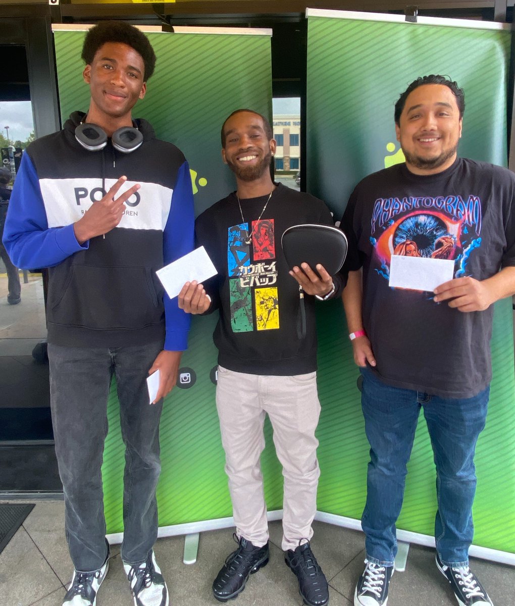 Congratulations to Yesterday’s winners in GUILTY GEAR STRIVE! Extra shout out to BiGG CHippz on winning his 1st tournament!
1st - BiGG CHippz (middle)
2nd - Deplex (left)
3rd - KaBlockACha (right)

See you at our next tournament in Glendale, CA, on June 21st.

Results: