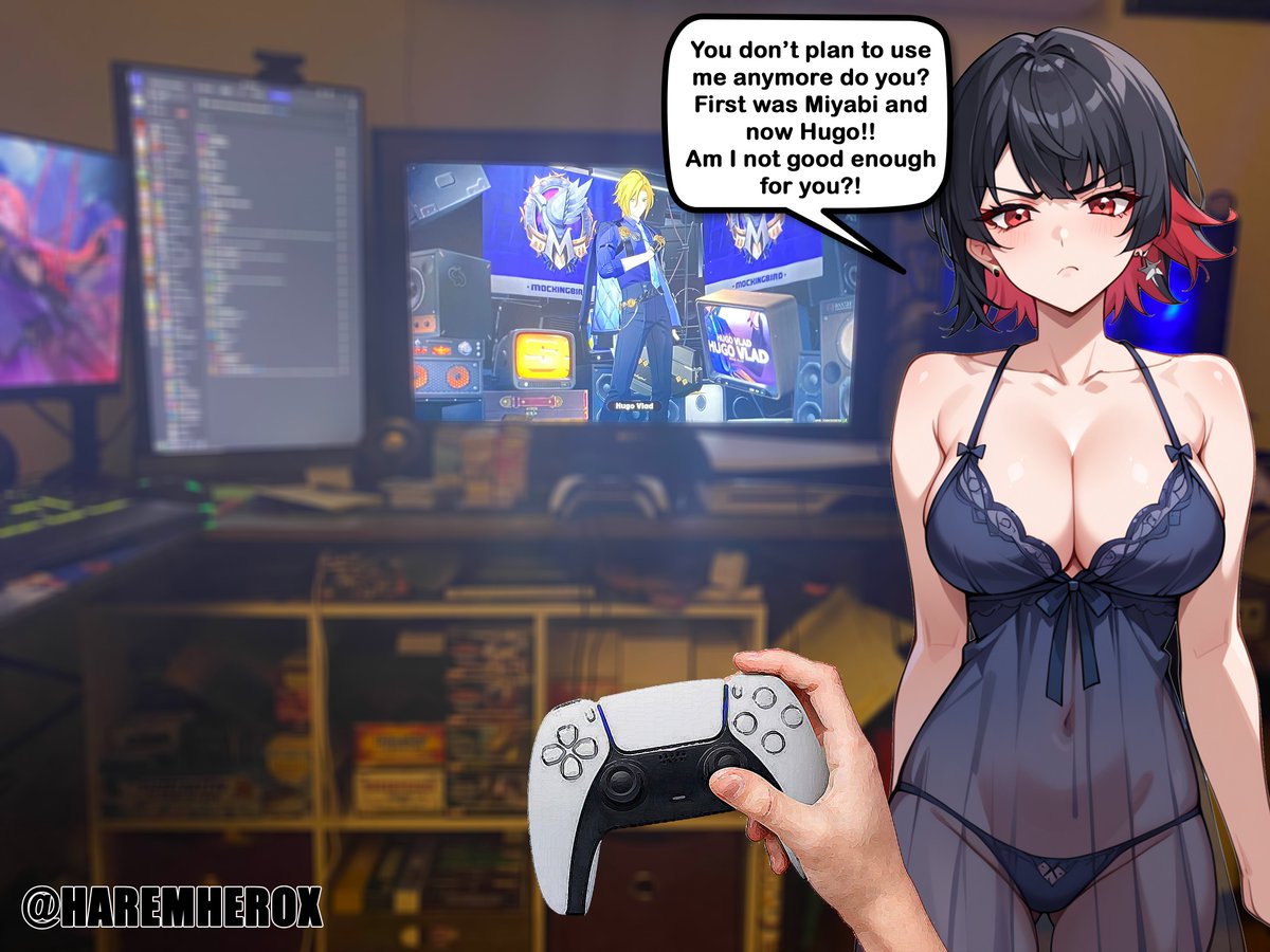 [Harem Hero] Zenless Zone Zero Update:

Hugo has been pulled!!
But it seems like someone isn't happy She's about to be replaced.

#ZenlessZoneZero #gacha #ellenjoe #HugoVlad