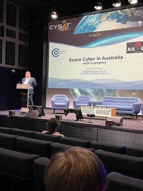 AgoraHighTech's tweet photo. 🚀 CYSAT 2025✨Nicola Sasanelli AM, Agora High Tech moderated a panel titled “The Role of Cybersecurity in Modern Dual-Use and Defence Missions” 

🛰️ #CYSAT continues to be a vital platform for fostering collaboration, innovation, and dialogue in the field of space cybersecurity. https://t.co/yjUsx3J71u