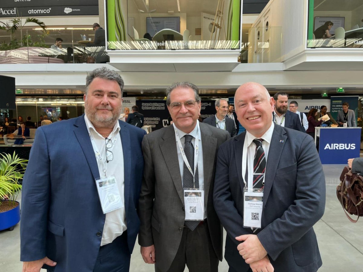 AgoraHighTech's tweet photo. 🚀 CYSAT 2025✨Nicola Sasanelli AM, Agora High Tech moderated a panel titled “The Role of Cybersecurity in Modern Dual-Use and Defence Missions” 

🛰️ #CYSAT continues to be a vital platform for fostering collaboration, innovation, and dialogue in the field of space cybersecurity. https://t.co/yjUsx3J71u